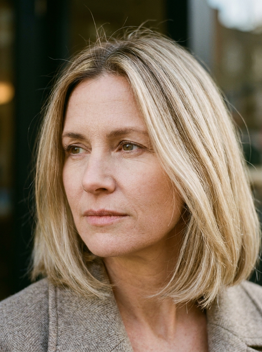 Rooted Blonde Bob als Blonde Bob Frisuren mittellang Inspiration 2026